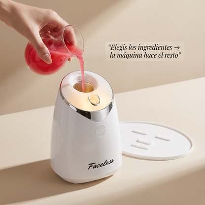 Maquina de mascarillas faciales frutales | Tu mascarilla natural en 5 minutos