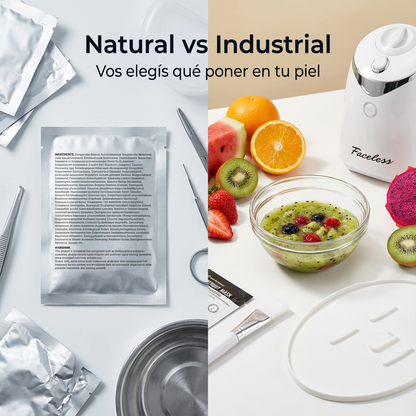 Maquina de mascarillas faciales frutales | Tu mascarilla natural en 5 minutos