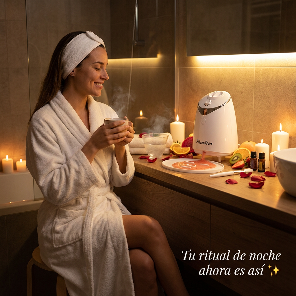 Maquina de mascarillas faciales frutales | Tu mascarilla natural en 5 minutos